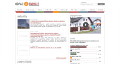 Desktop Screenshot of odpadjeenergie.cz