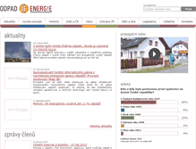 Tablet Screenshot of odpadjeenergie.cz